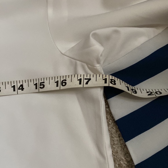 Womens navy blue and white dress with Anchor on front of this dress NWT - Picture 3 of 11